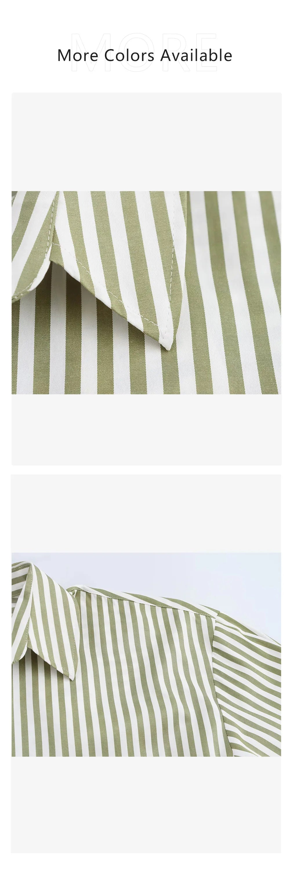 UNIZERA Women's Basic Striped Shirt with Collar Pocket Buckle Decoration Spring/Summer New Women's Shirt Top