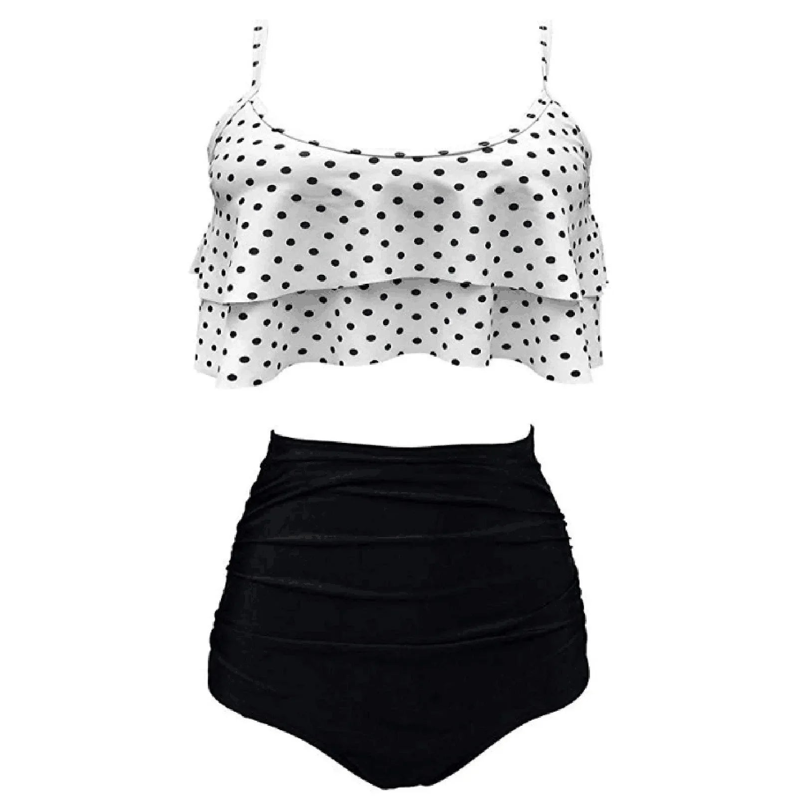 Swimwear For Women Plus Size Bikinis Sets Sexy Bikini Wave Solid Cup Split Cover-up Swimsuit Bathing Suit Women's Swimsuit 2023