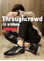 Trend Classic Running Shoes Men Suede Leather Mens Blue Sneakers Comfort Flat Jogging Shoes Man Athletic Shoes zapatillas hombre