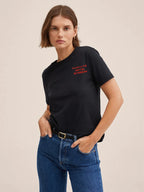 Summer Simple Fashion Print T-Shirt With Mariupol is The CAPiTAL of Freedom Women's Boutique Cotton Tee Drop Sleeve Unisex Shirt