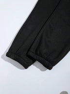 Crucifixion Printing Women'S Autumn Casual Basic Pants Versatile Pocket Drawstring Fashion Trousers Trendy Street Pant Female