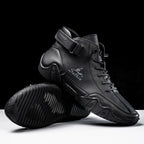 New 2025 Handmade Men Boots Design Sneakers Man Outdoor Casual Leather Men Shoes Ankle Boots Fall Breathable Hot Sale