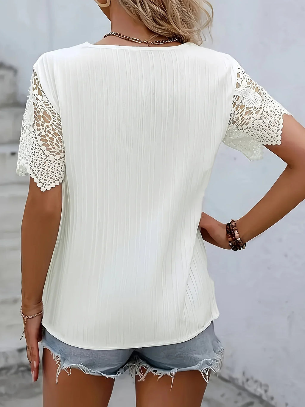 Women's plus size shirt summer chic elegant shirt casual women's fashionable shirt