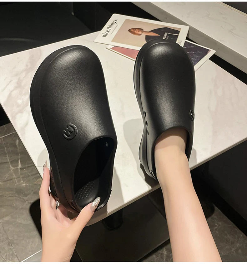 Women Sandals Summer Shoes Cook Work Flip-flop Waterproof Female Sandals Non-Slip Garden EVA Platform Slippers Casual Beach Shoe