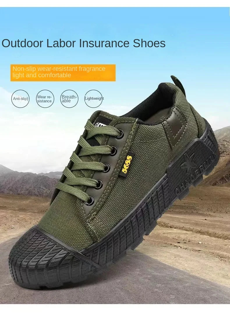 New release shoes for men and women, low slip, wear-resistant, breathable construction shoes for construction sites