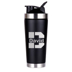 Trainer Gift, Personalized Fitness Shaker Bottle for Protein Mixer, Fitness Coach Exercise Water Bottle, Workout Gifts, Gym Gift