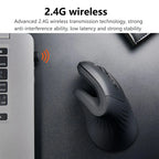 Warvank U1 Vertical Wireless Mouse Rechargeable Silent Office Mice Ergonomics DPI Adjustable For Laptop PC Computer Office Home