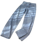 High-Waisted Loose-Fit Casual Slimming Straight-Leg Jeans Women's Petite Wide-Leg Trousers Fashionable Streetwear From China