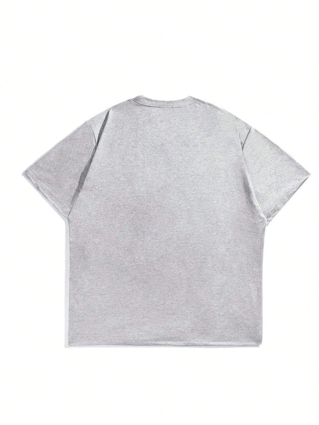 Summer men's 100% pure cotton casual loose plus size Letter And Mountain pattern printed round neck short sleeved T-shirt top