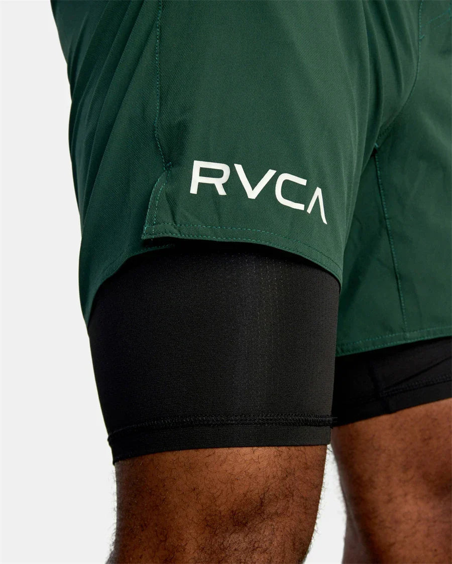 Fitness Shorts Men's Training Sports Jogging Fitness Woven Quick Dry New 2-in-1 Double-layer Sports Fitness Running Shorts