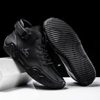 New 2025 Handmade Men Boots Design Sneakers Man Outdoor Casual Leather Men Shoes Ankle Boots Fall Breathable Hot Sale