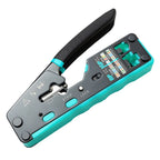 ZoeRax RJ45 Crimping Tool Ethernet Crimper for Cat6 Cat5 Cat5e RJ45 Pass Through Connectors and RJ12 Ends