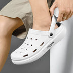 Cave shoes men's shoes outdoor sports sandals two-wear half slippers fashionable casual soft-soled beach shoes sandals