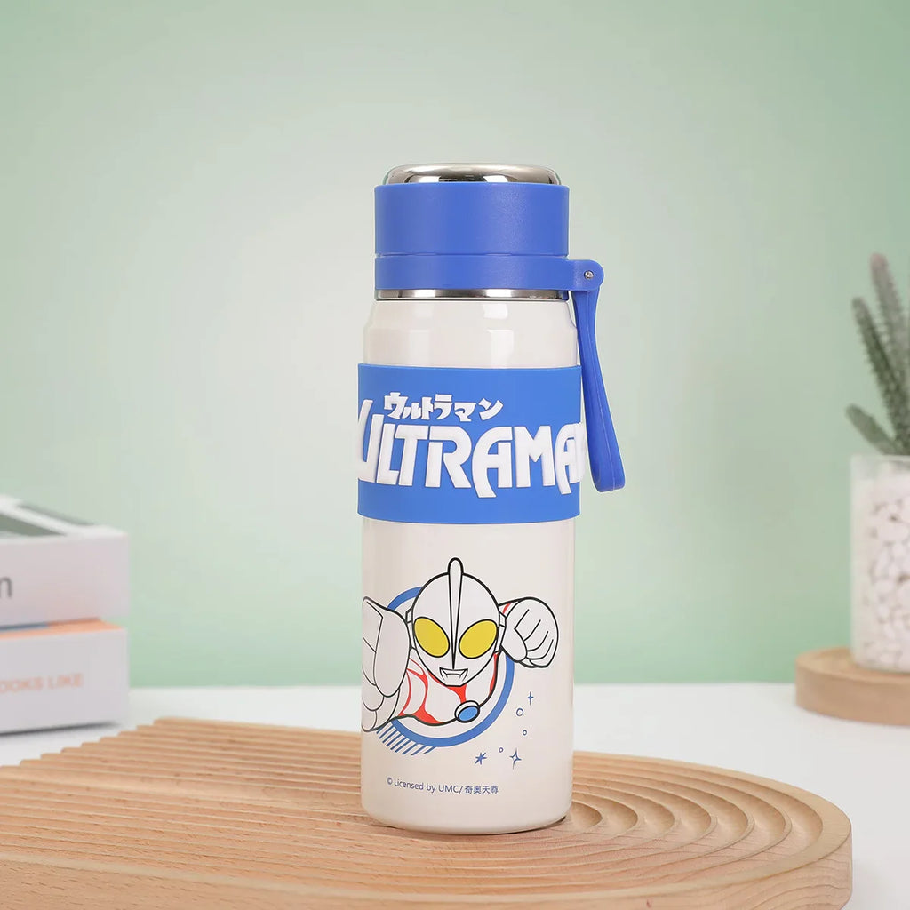 Disney Bullet Thermos Cup 500ML Stainless Steel 316 Children's Vacuum Flask Cartoon Students Special Rope Insulated Water Bottle