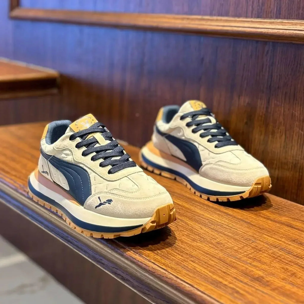 Casual Shoes Men's Sports Shoes Summer Casual Thick Soled Men's Shoes Soft and Comfortable Non-slip Outdoor Fashion Board Shoes