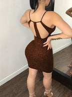 Women's Sexy Sleeveless Bodycon Cami Dress for Club, Party, and Everyday Wear