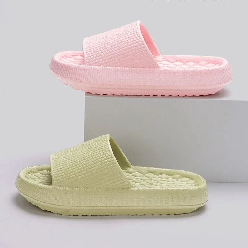 Thick Platform Eva Cloud Slipper Women 2024 Summer Lightweight Woman Beach Slippers Non Slip Bathroom Home Slipper Outdoor Slide