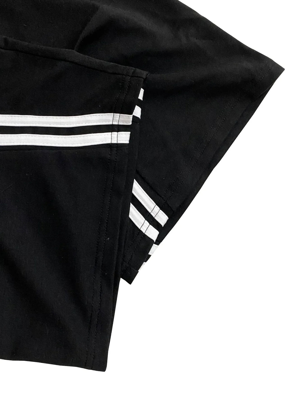 CM.YAYA Fashion Women Denim Patchwork Pocket Side Wide Leg Loose Jogger Pants 2024 Active Jean Splicing Sweatpants Trousers