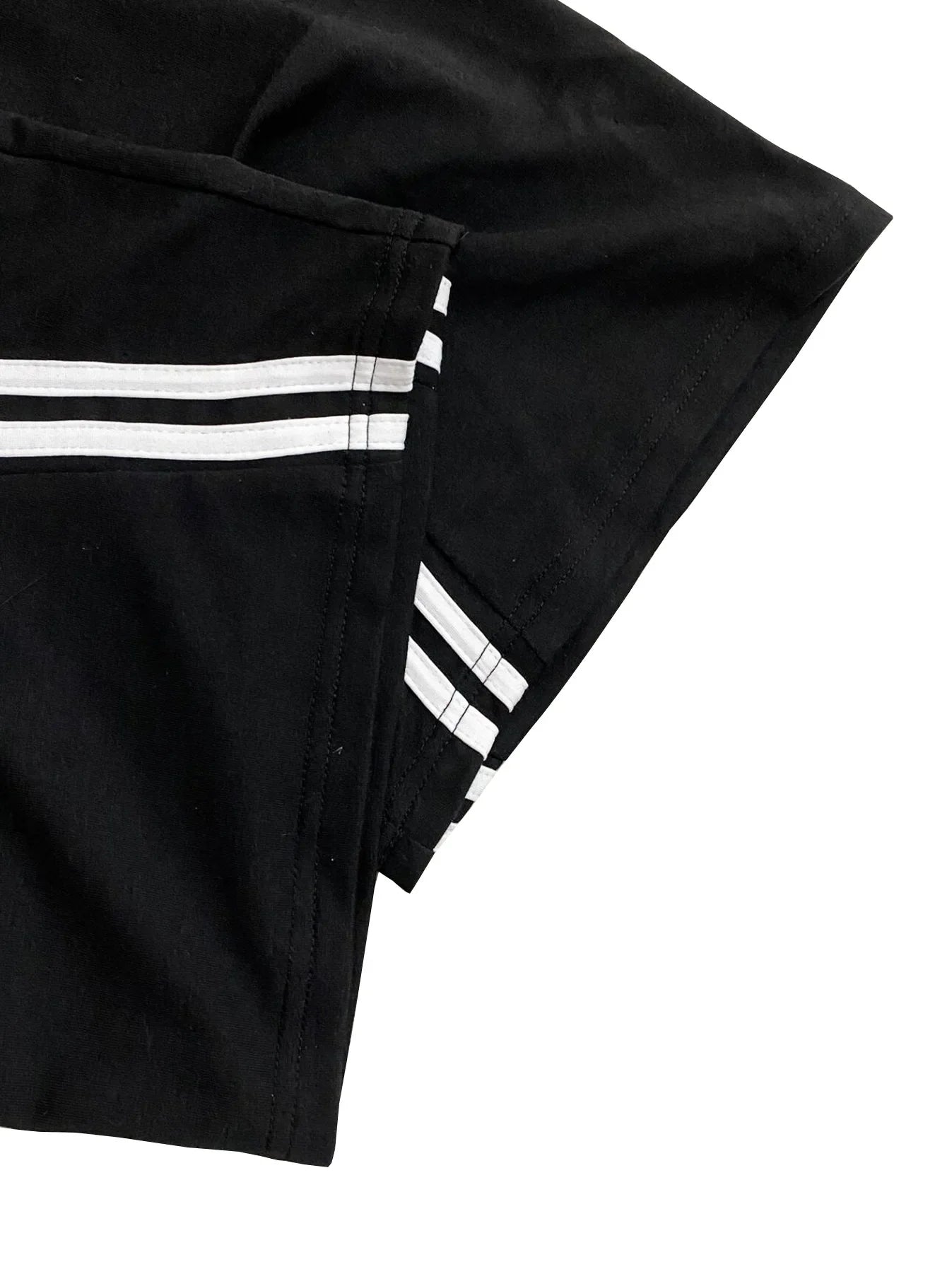 CM.YAYA Fashion Women Denim Patchwork Pocket Side Wide Leg Loose Jogger Pants 2024 Active Jean Splicing Sweatpants Trousers