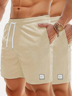 Summer New Arrival Sports Short Men New Comfortable Elastic Waist Clothing Male Breathable Short Trousers .Casual Shorts for  Men