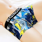 Lightweight Ice Silk Mens Underwear Elastic waistband Boyshorts Cotton 3D-Pouth Youth Boxer shorts Loose Male Boxer Underpants