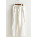 Women Pants Spring Summer Casual Harem Pants Cotton Elastic waist Harem Ankle-Length Trousers high quality for Female ladys