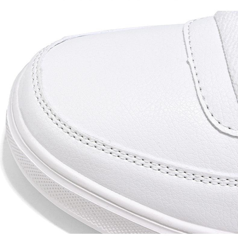 Fashion Leather Men White Sneakers Breathable Comfort Classic Casual Shoes Mens Outdoor Walking Shoes Couple Footwear Size 36-47