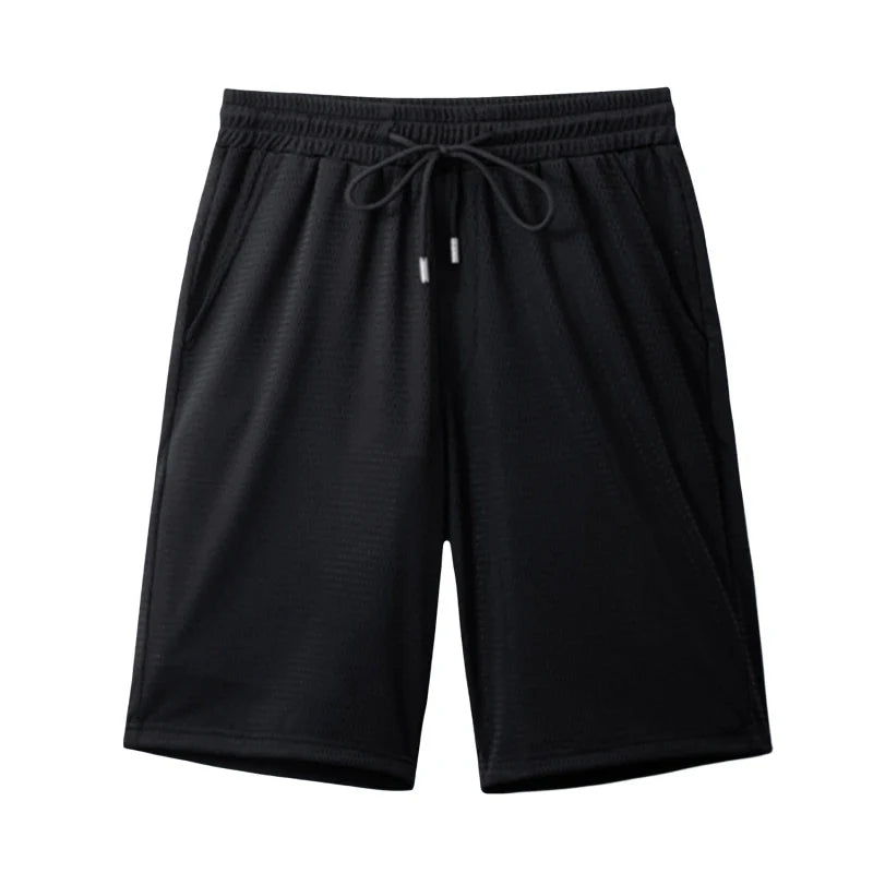 New Summer Men Short Mesh Gym Bodybuilding Casual Loose Shorts Outdoors Fitness Beach Short Pants Male Brand Sweatpants