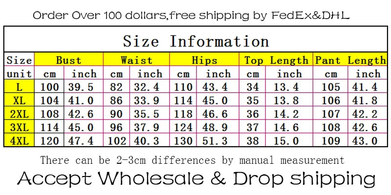 Two Piece Set for Women Strapless Crop Top and Pants Tight Night Club Outfit Sexy Set Plus Size Suit Wholesale Dropshipping