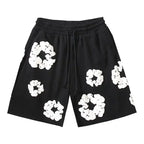 Fashion Pants Men's and Women's American Kapok Floral Pants Breathable and Quick-drying Best Fashion Daily Casual Shorts