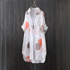 Thin Model Korean Popular Clothes Sun Protection Great Tops Chiffon Shirts Summer Elegant Women's Tops Blouses Clothing