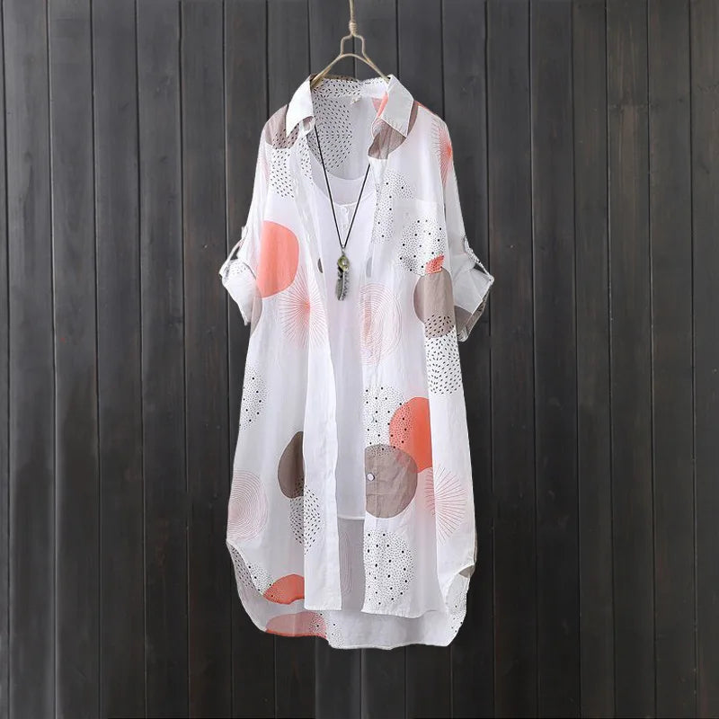 Thin Model Korean Popular Clothes Sun Protection Great Tops Chiffon Shirts Summer Elegant Women's Tops Blouses Clothing