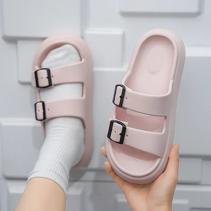 Hot Summer Outer Wear, Soft-Soled, Lightweight, Thick-Soled, Non-Slip, Wear-Resistant Beach Sandals for Women