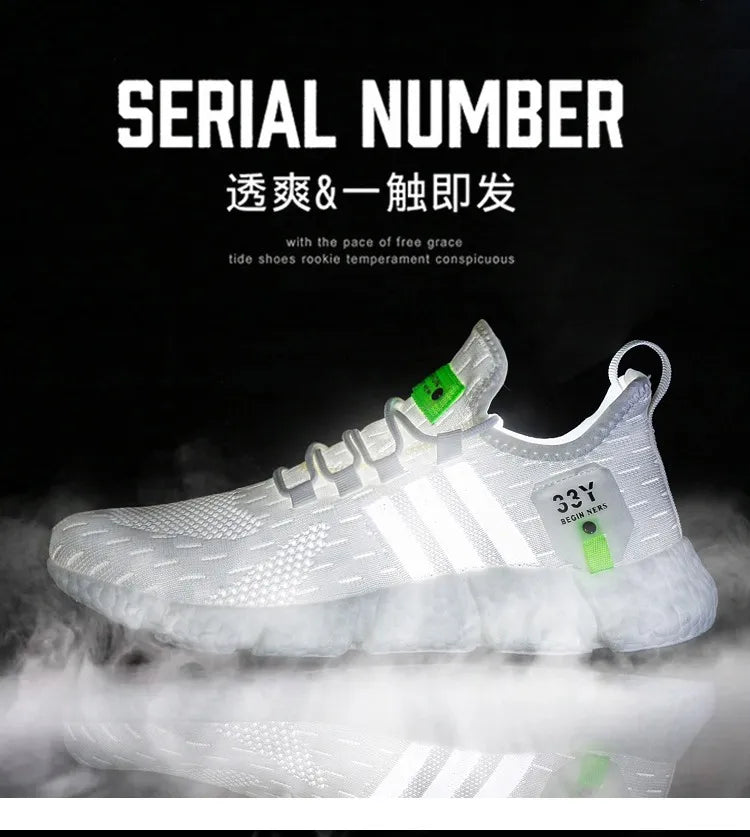 High Quality Sneakers Men Summer Breathable Fashion Women Light Running Tennis Shoes Comfortable Casual Shoes Large size 46