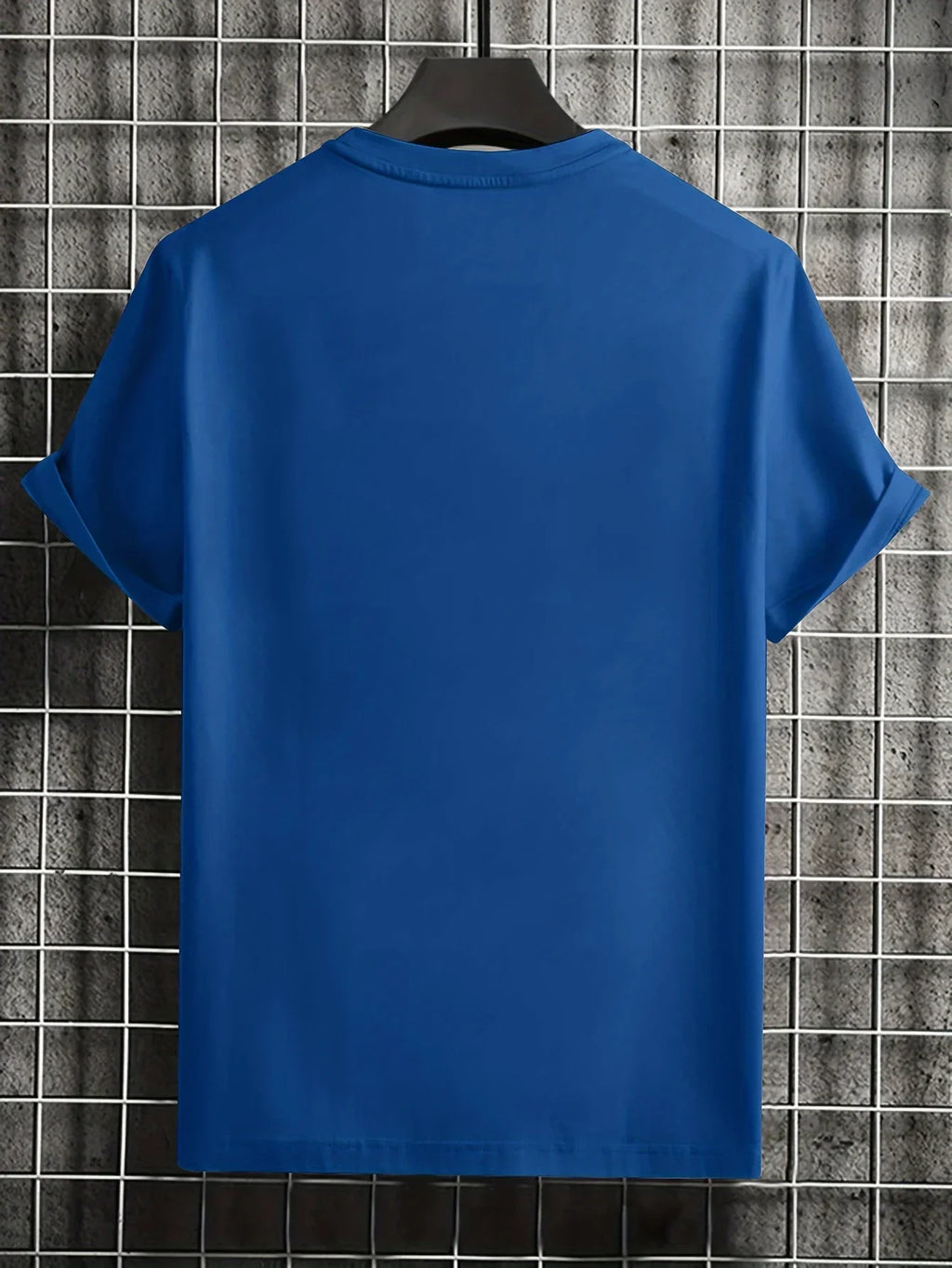 Summer men's 100% cotton comfortable casual loose plus size LOS ANGELES printed sports round neck short sleeved T-shirt top