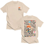 Ed Sheeran Graffiti Pattern Tshirt New Fashionable Casual Women Men Clothes Y2k Cotton T-shirts Fashion Loose Streetwear Top Tee