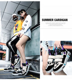 Wudao student couple sports board shoes Women's new non-slip thick soled sports shoes men ventilated Velcro casual shoes