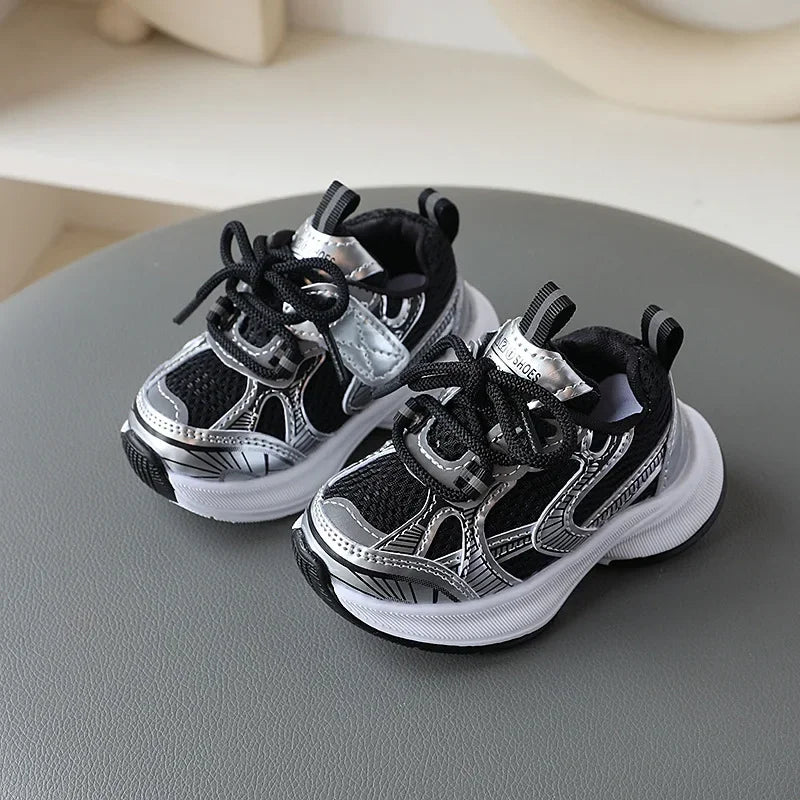 Little Kids Sneakers 2025 Spring Autumn Children Casual Shoes Soft Breathable Mesh Unisex Boys Girls Sport Shoes