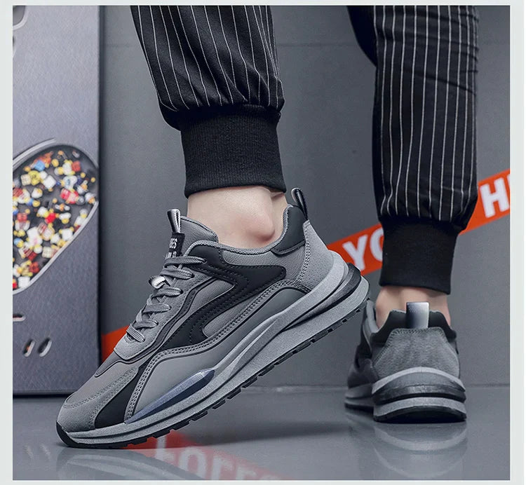 Waterproof Non-slip Wear-resistant Casual Sports Shoes For Men Spring 2025 New Arrival Work Shoes Trendy Footwear Spring Autumn
