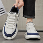 Summer New Mesh Breathable Sports Shoes for Men's Thick Sole Versatile Trendy Casual Spring Running Shoes Suitable for Outdoor