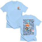 Ed Sheeran Graffiti Pattern Tshirt New Fashionable Casual Women Men Clothes Y2k Cotton T-shirts Fashion Loose Streetwear Top Tee