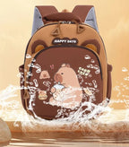 Children Capybara School Bag Cute Fashion Boy Girl Backpack Kids Kindergarten Rucksack Baby Gift