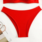 Underwired Bra Cup Brazilian Bikini Female Swimsuit Women Swimwear Two-pieces Bikini Set Push Up Bather Bathing Suit Swim Lady