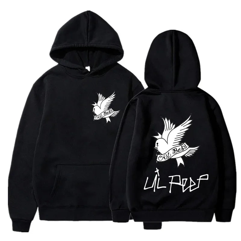 New Autunm Men Lil Peep Printed Hoodies Men's/Women's Lil Love Streetwear Men Fashion Casual Hip Hop Sweatshirts Men Clothes