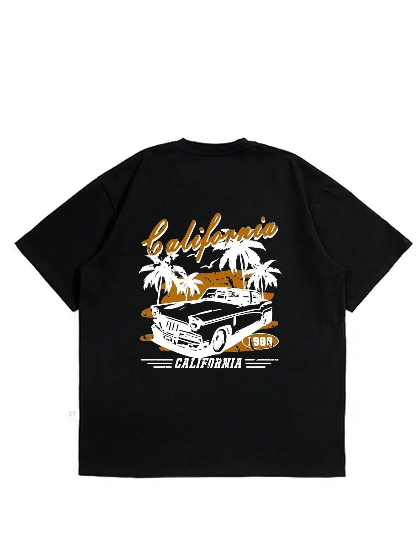 California Extreme Sports Racing Competitions T-Shirt Men Fashion Cotton Clothes Summer T-Shirts Hip Hop Oversized Casual Tops