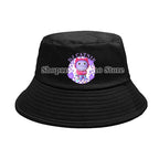 Gabby Dollhouse Bucket Hat Cotton Children Pot Flat Shade Sun Protection Spring Autumn Hats Cartoon Parent-Child Headdress Gift