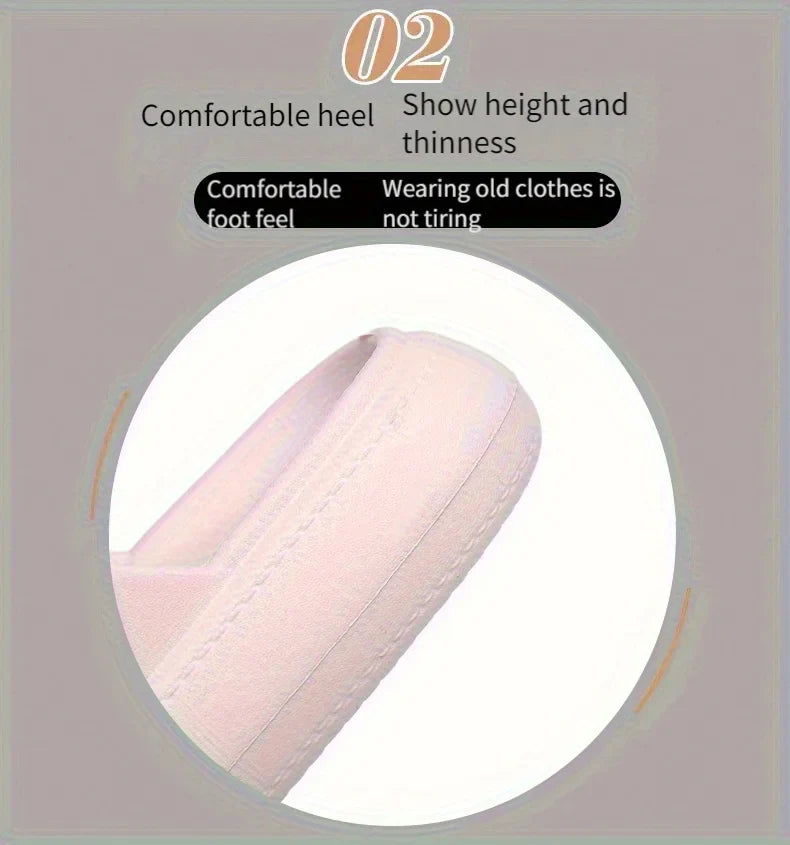 Hot Summer Outer Wear, Soft-Soled, Lightweight, Thick-Soled, Non-Slip, Wear-Resistant Beach Sandals for Women