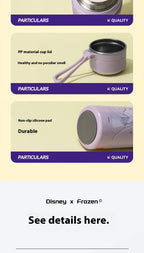 Disney Bullet Thermos Cup 500ML Stainless Steel 316 Children's Vacuum Flask Cartoon Students Special Rope Insulated Water Bottle