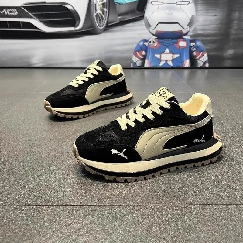 Casual Shoes Men's Sports Shoes Summer Casual Thick Soled Men's Shoes Soft and Comfortable Non-slip Outdoor Fashion Board Shoes