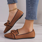 Women's Shoes Loafers Ballet Flats Pointed Toe Barefoot Slip-on Casual Low Heel Luxury Brand Woman Shoe New in Butterfly